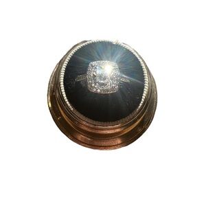 NWOT CZ and sterling ring